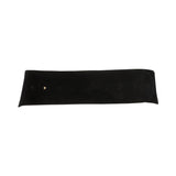 Black Suede Belt with Gold Accessory