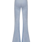 Suede Detailed Lace Pants