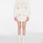 Beaded Knit Mini Dress