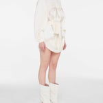 Beaded Knit Mini Dress