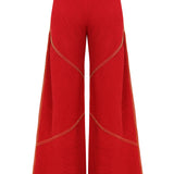 Beaded Knit Palazzo Pants