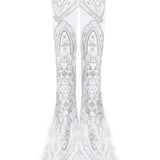 Embellished Flare Pants