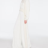 Beaded Knit Sweatshirt