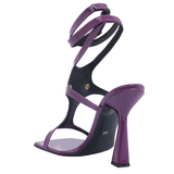 Purple Patent Leather Sandals
