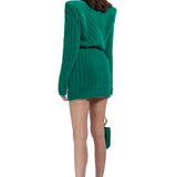 Turtle Neck Soft Mini Dress