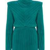 Turtle Neck Soft Mini Dress