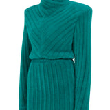 Turtle Neck Soft Mini Dress