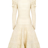 Seouined Knit Turtle Neck Midi Dress