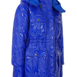 Patent Leather Embroidered Jacket