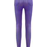 HIGH WAIST SHINY PANTS WITH OPEN TOE