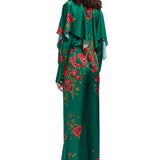 Rose Patterned Palazzo Pants