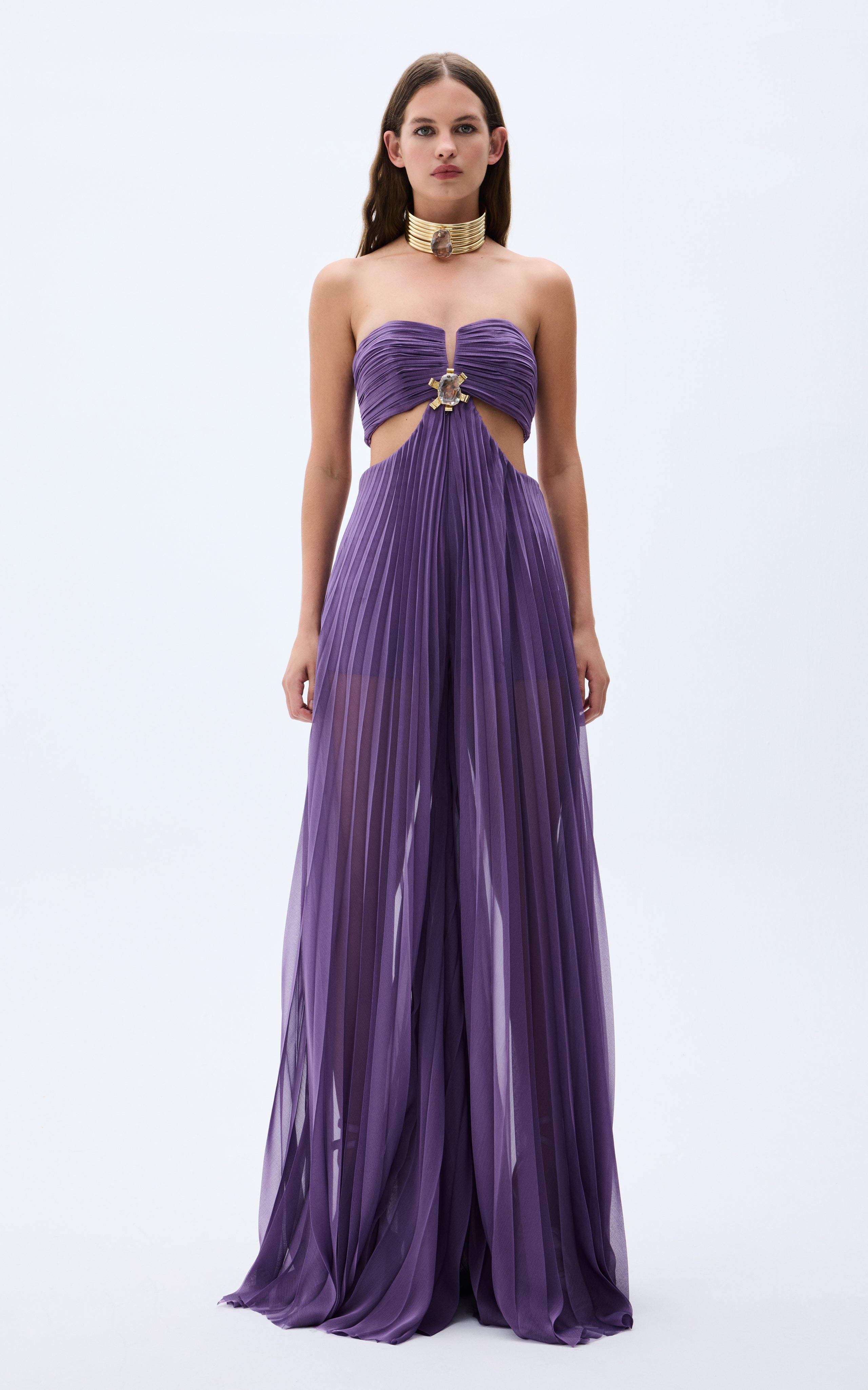 Purple Passion Flower Jumpsuit by TwoCan main image 1