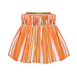 Orange Marine Puffy Mini Skirt
