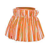 Orange Marine Puffy Mini Skirt