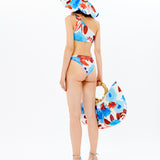 One Shouldered Bikini Set With Chain Detail