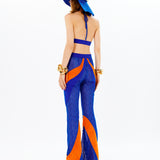 V Waist Palazzo Pants
