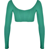Knit Bustier Crop Top