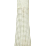 Floral Embroidered Transparent Pants With Belt Detail