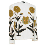 Flower Printed Jacket without Chain