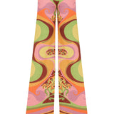 Printed Linen Palazzo Pants