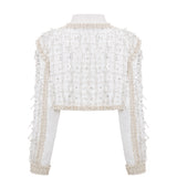 Full Embroidered Mini Jacket