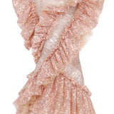 Ruffled Lace Mini Dress