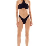 Buzi Halter Neck Bikini Set with Gold Chain