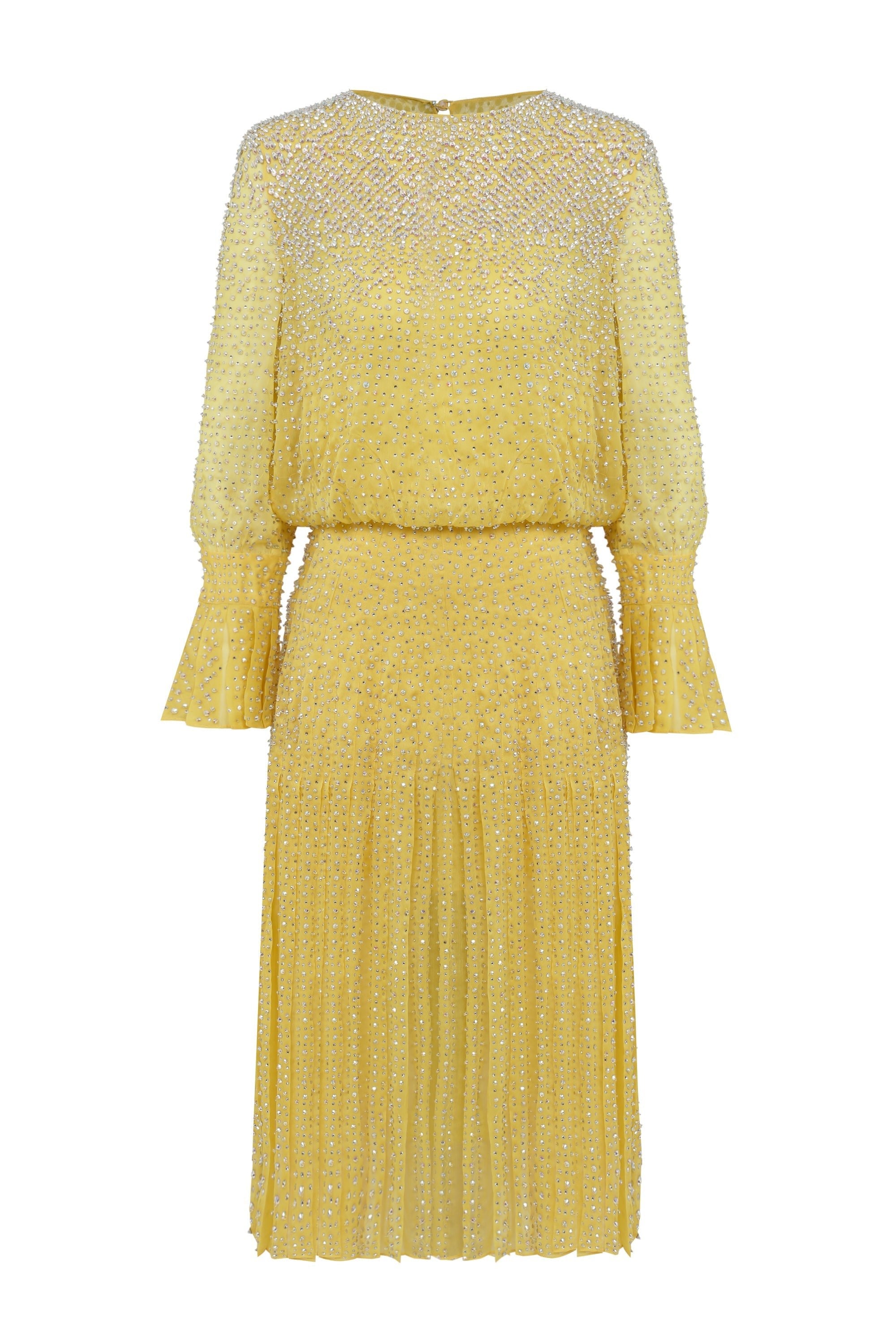 open lace back dress BORA AKSU Women's Colour-Block Bow-Embellished Pleated Dress