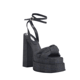 Grey Ecose Platform Sandals