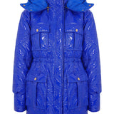 Patent Leather Embroidered Jacket