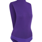 Knitted High Neck Purple Body