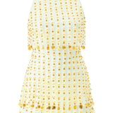 Sleeveless Embroidered Mini Dress