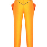 Linen High Waist Pants