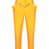 Linen High Waist Pants