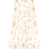 Printed Skirt with Tie Details