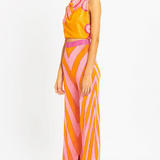 Stripped Flare Pants
