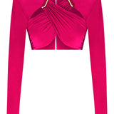 Long Sleeve Top with Cutout Details