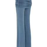 Indigo Buzzy Pant with Accessory Details