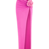 Pink Sarong With Flower Detail