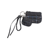 Grey Ecose Double Clutch with Shimmering Detail