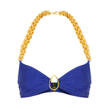 Buzi Crop Top with Gold Chain