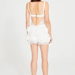 raisa vanessa lace mini dress Ruffled Lace Mini Dress RAISA VANESSA INT