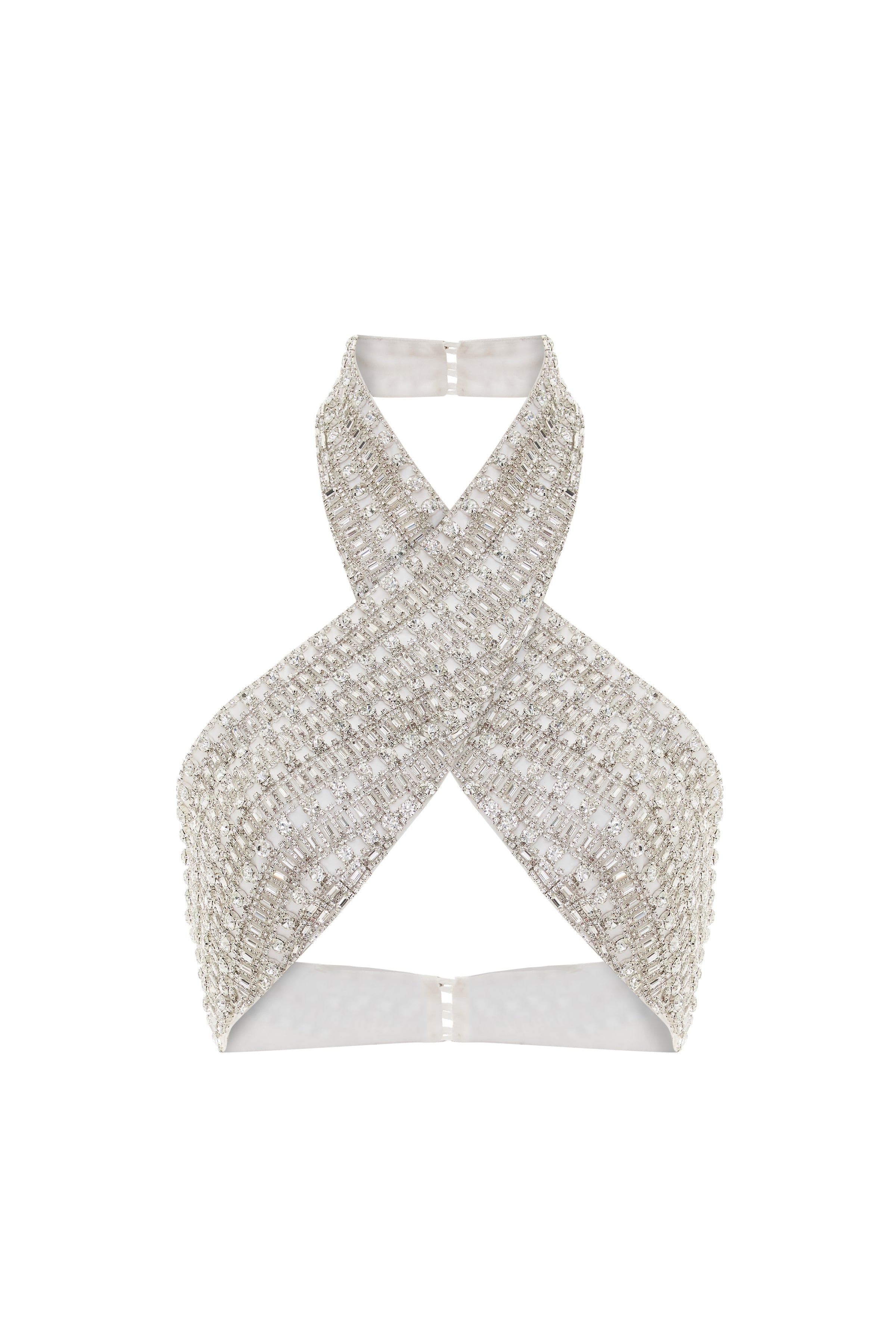 SS26-T-1008-42 raisa_vanessa crystal-embellished-halter-neck-bustier
