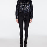 Shiny Velvet Hoodie