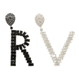 Logo Crystal Earrings