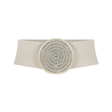 Velvet Belt with Crystal Details