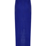 Silk Velvet Maxi Skirt With Crystal Embellished Detail