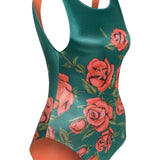 Rose Patterned Shiny Body