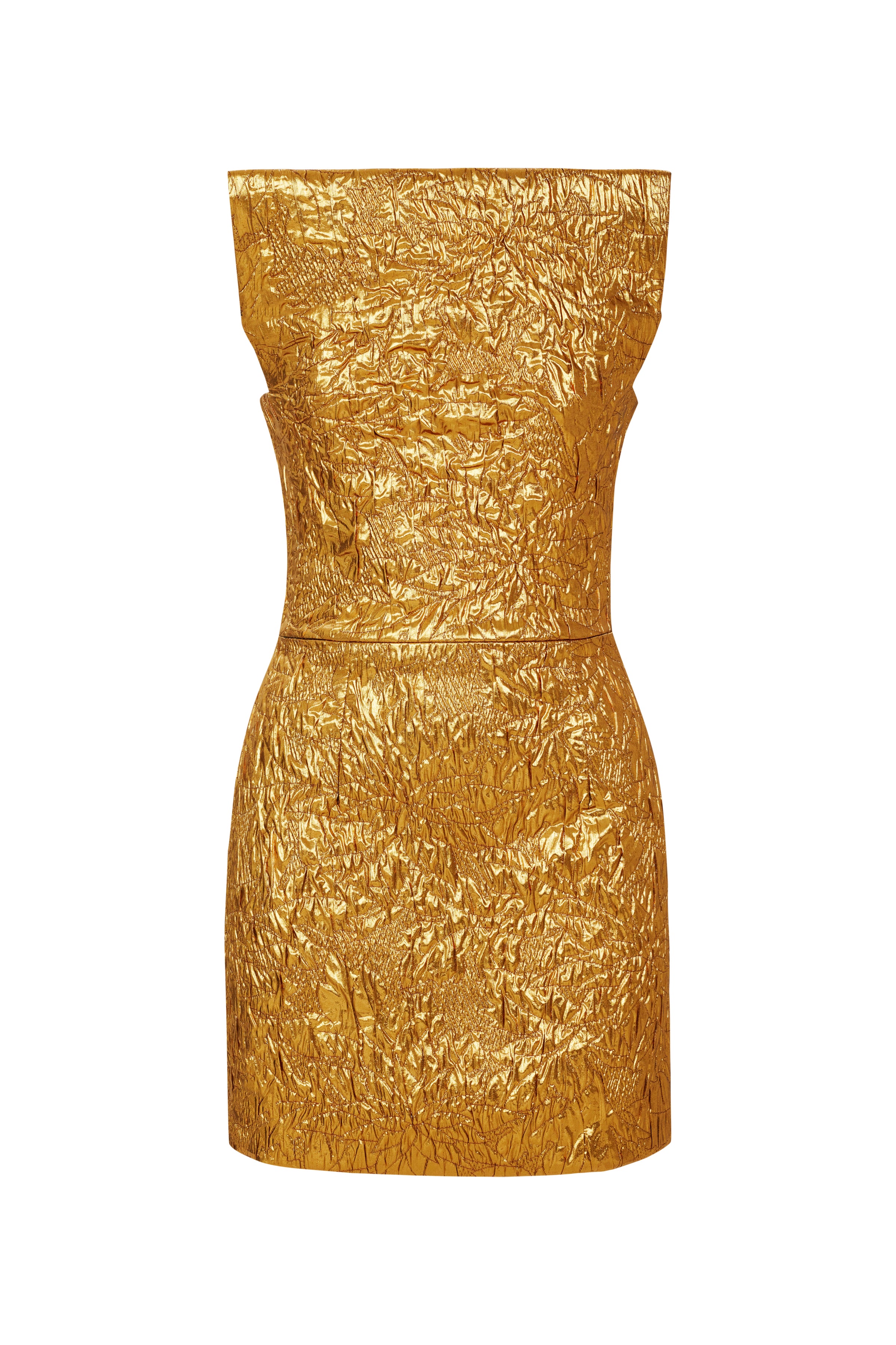Antic Gold Jacquard Fully Boned Mini Dress – RAISA VANESSA INT