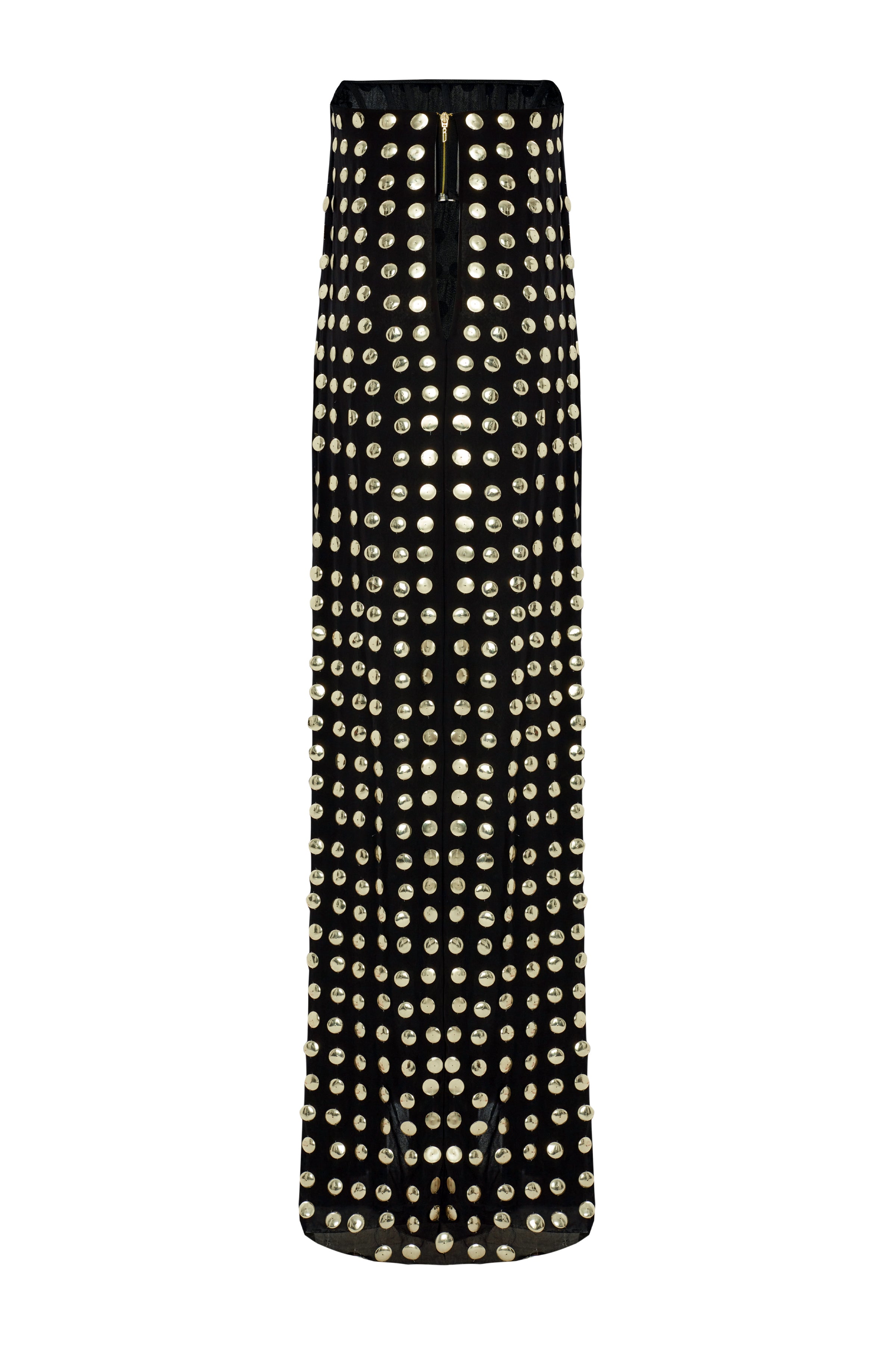 black and gold chiffon maxi dress Black & Gold Floral Dress - Backless Gown - Cowl Neck Maxi Dress